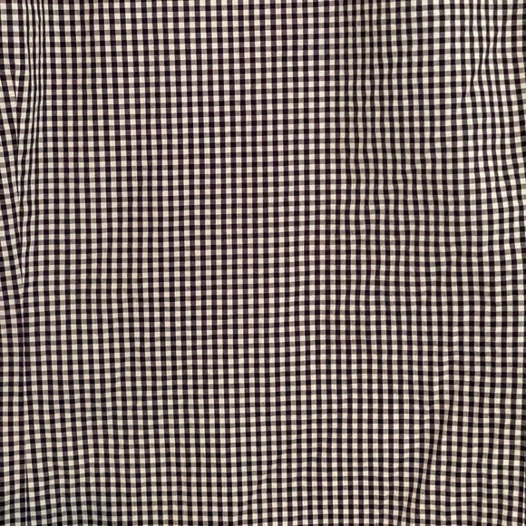 Michael Kors Black and White Plaid Long Sleeve Button Down Shirt - Picture 5 of 5